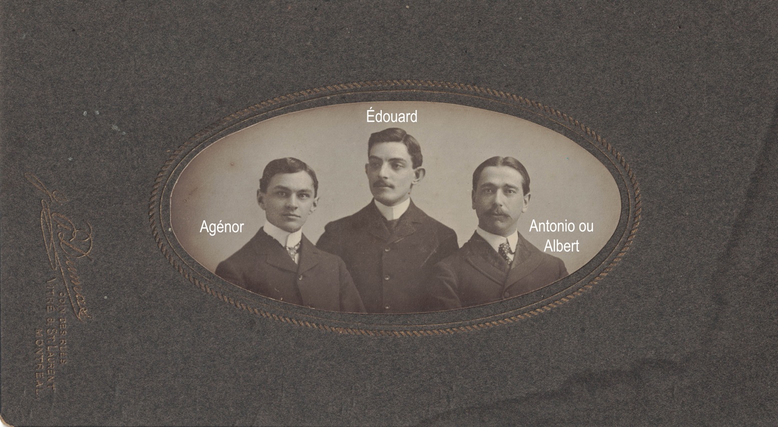 Agenor Jeannotte et ses frères