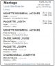 Mariage (Fiche Drouin)